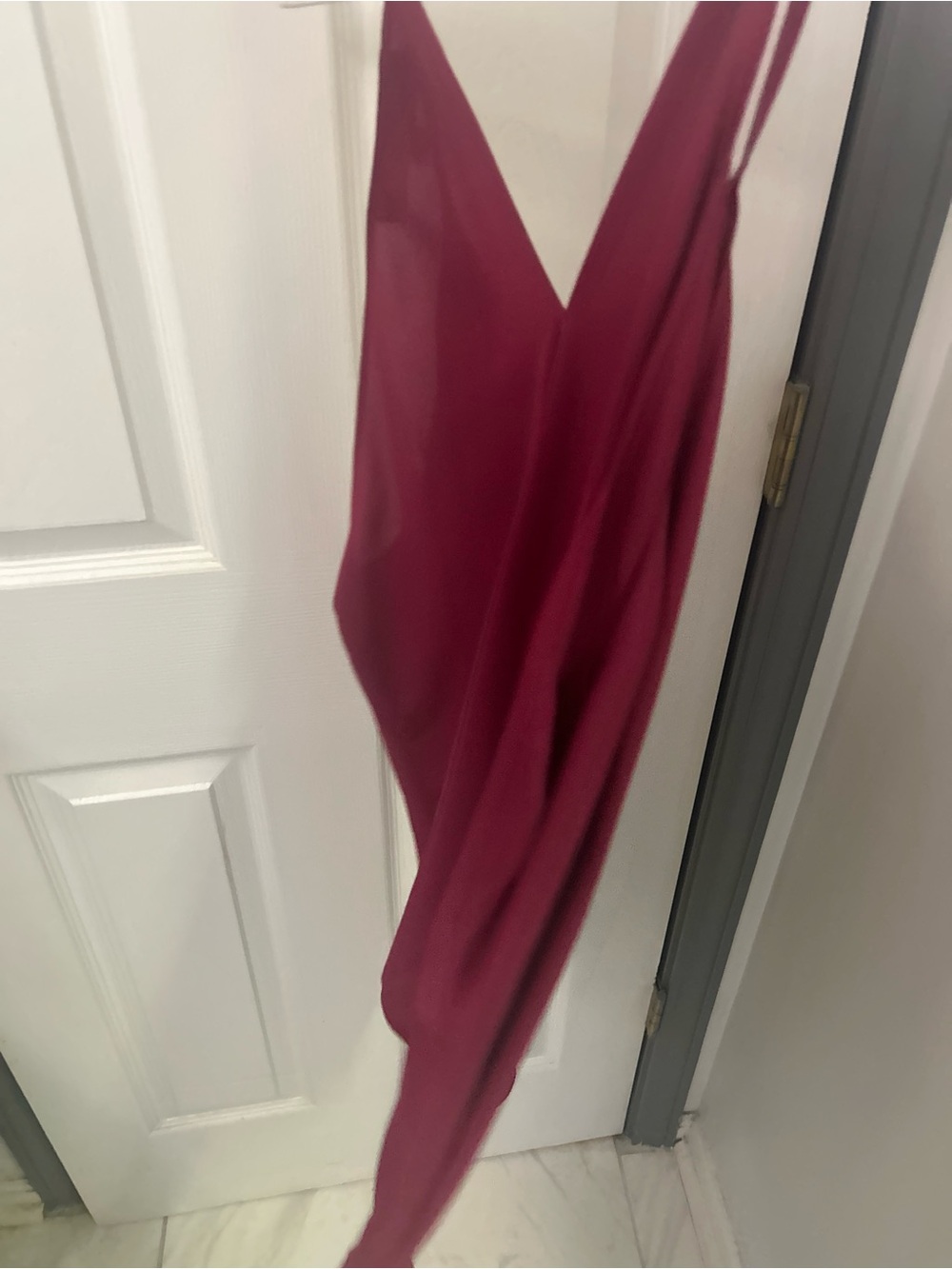 NWOT LOFT Plum-Colored Satin Cami - Picture 6 of 13
